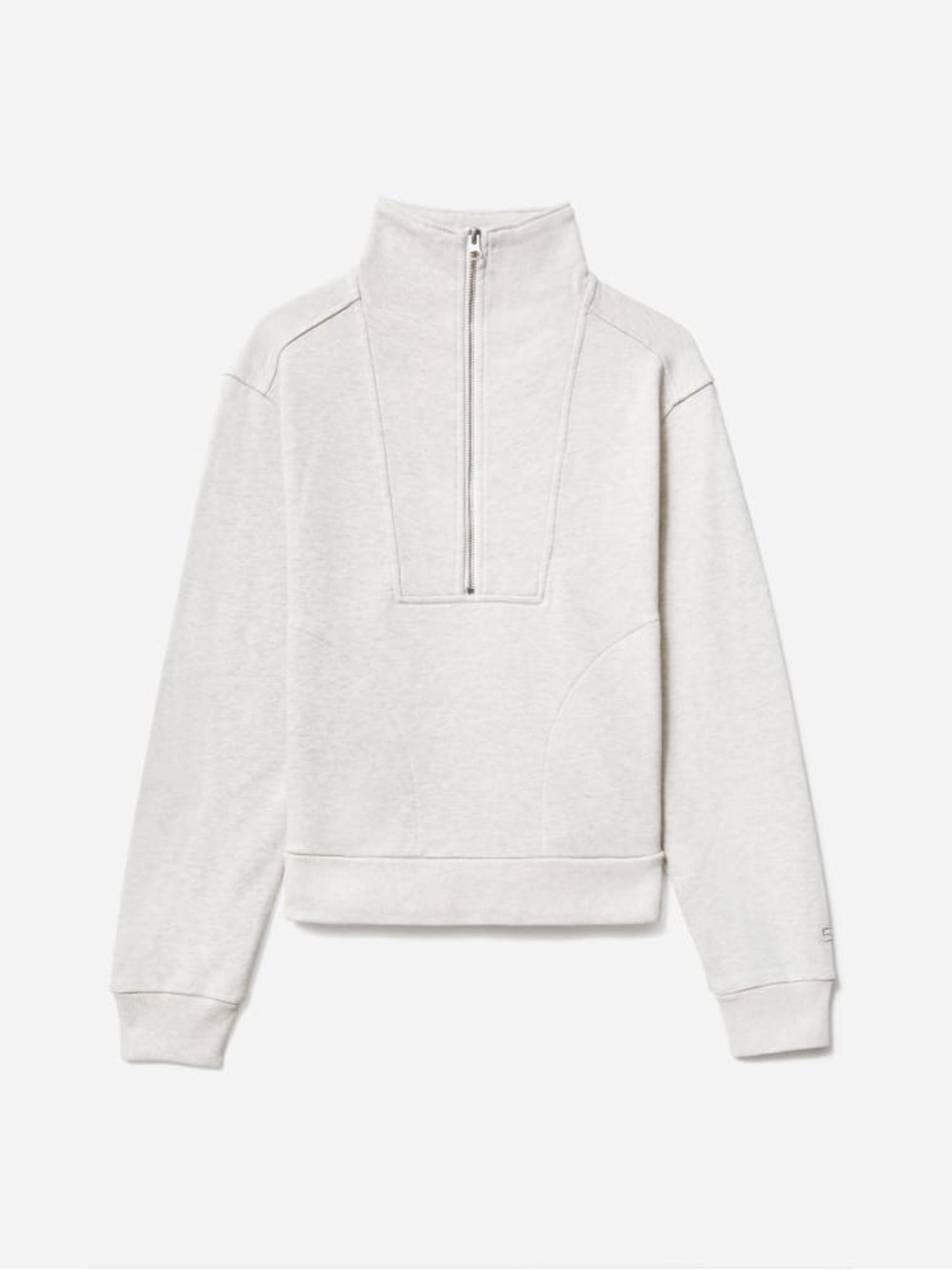 Half zip pullover everlane “the track” grey heather size large Preowned